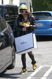 Michelle Rodriguez in Tights - Shopping in West Hollywood, March 2015