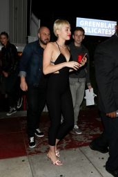 Miley Cyrus Night Out Style - Leaving The Laugh Factory in Hollywood, March 2015