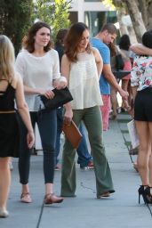 Minka Kelly & Mandy Moore at a party in West Hollywood - March 2015