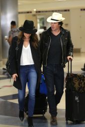 Nikki Reed at LAX Airport, March 2015
