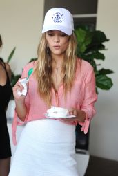 Nina Agdal - Celebrating her Birthday, Lacoste Suite, Miami Open 2015