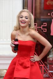 Rita Ora - Celebrating 100 Years of the Coca-Cola Contour Bottle in London