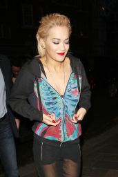 Rita Ora Style - Leaving a Hotel in London, March 2015