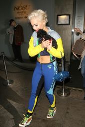 Rita Ora Style - Leaving NOBU Restaurant in London - March 2015