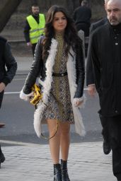 Selena Gomez Style - Louis Vuitton Fashion Show in Paris - March 2015