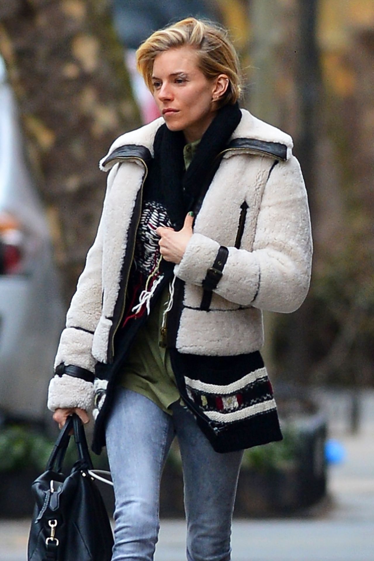 Sienna Miller - Walking Through the West Village - March 2015 • CelebMafia