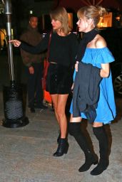 Taylor Swift & Jaime King Night Out Style - Beverly Hills, March 2015