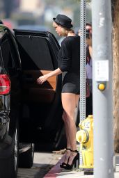 Taylor Swift Leggy in Shorts - Out in LA, March 2015