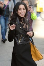 Vanessa Hudgens Arriving to Appear on Good Morning America in New York - March 2015