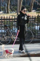 Vanessa Hudgens - Out With Her Dog in New York City, March 2015