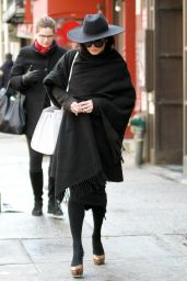 Vanessa Hudgens Street Outfit - Going to a Nail Salon in New York City, March 2015