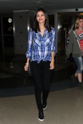 Victoria Justice at LAX Airport, March 2015