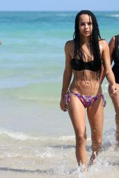 Zoe Kravitz in a Bikini at a Beach in Miami, March 2015