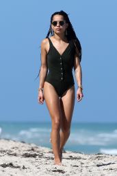 Zoe Kravitz in a Swimsuit at the Beach in Miami, March 2015