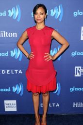 Zoe Saldana – 2015 GLAAD Media Awards in Beverly Hills