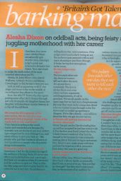 Alesha Dixon - TV Extra Magazine April 12th 2015 Issue