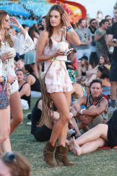 Alessandra Ambrosio – 2015 Coachella Music Festival, Day 3, Empire Polo Grounds, Indio