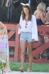 Alessandra Ambrosio at an Easter Party in Brentwood, April 2015