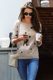 Alessandra Ambrosio - Out for Coffee in Brentwood, April 2015