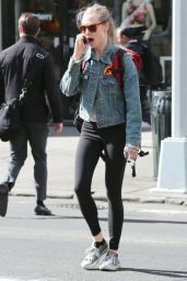 Amanda Seyfried in Leggings - Out in NYC, April 2015