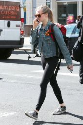 Amanda Seyfried in Leggings - Out in NYC, April 2015