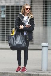 Amanda Seyfried in Tights - Out in NYC, April 2015