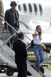 Amber Heard at Brisbane Airport, April 2015