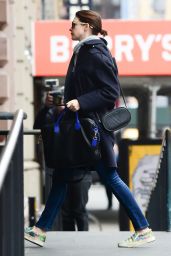 Anne Hathaway Street Style - Out in New York City, April 2015
