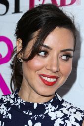 Aubrey Plaza - JustFab Ready-To-Wear Launch Party in West Hollywood