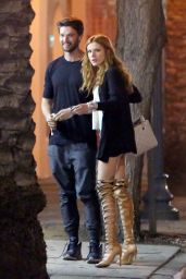 Bella Thorne - Dinner at the Mud Hen Tavern in Los Angeles, April 2015