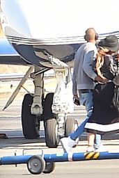Beyoncé - Boarding a Private jet in New York City, April 2015