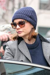 Carey Mulligan - Leaving an Office Building in SoHo in NYC