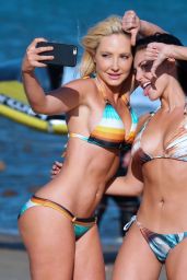 Cassie Scerbo Hot in Bikini - at a Beach in Malibu - April 2015