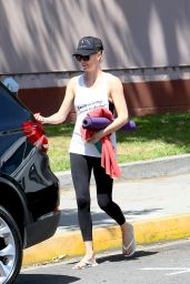 Charlize Theron - Leaving a Yoga Cass in West Hollywood, April 2015