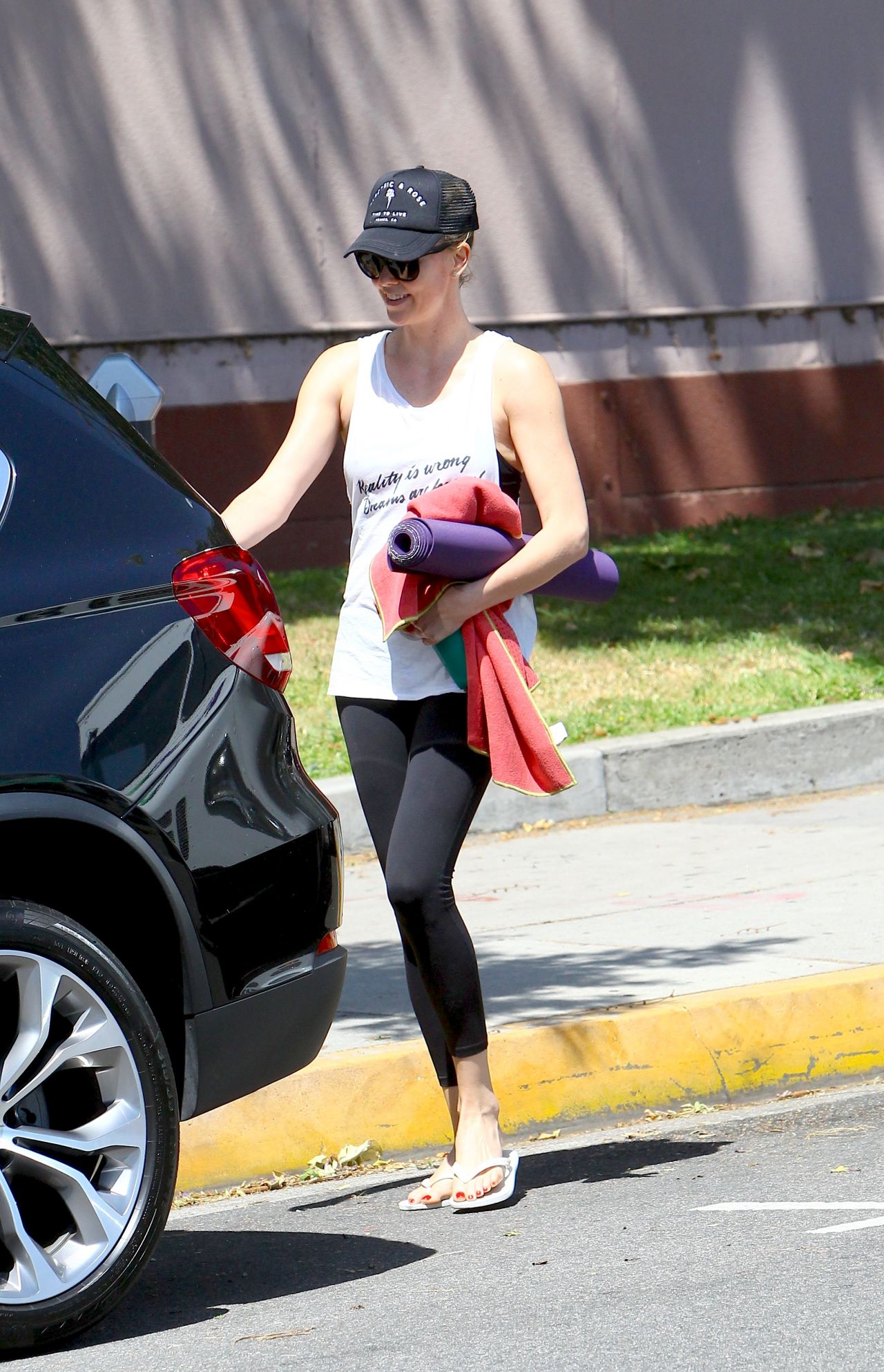Charlize Theron - Leaving a Yoga Cass in West Hollywood, April 2015 ...