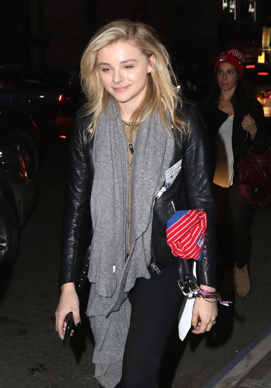 Chloe Moretz - Leaving Madison Square Garden in New York City, April 2015