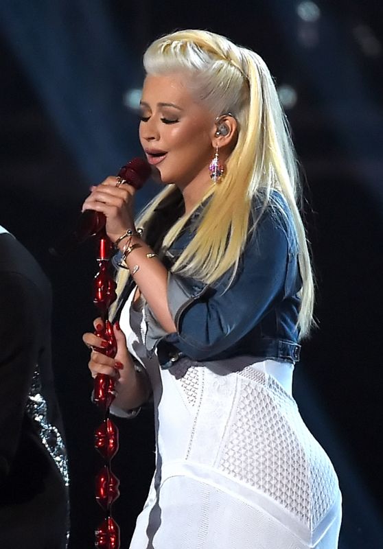 Christina Aguilera Performs at 2015 Academy Of Country Music Awards in Arlington