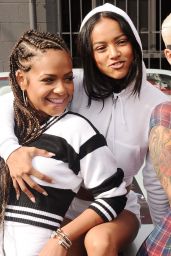 Christina Milian, Karrueche Tran and Amber Rose - Get Ready to go to Coachella in Los Angeles