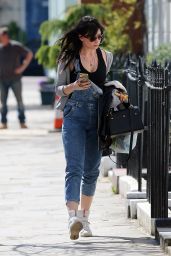 Daisy Lowe Street Style - Out in London, April 2015