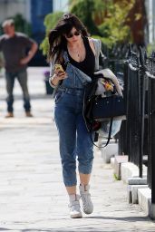 Daisy Lowe Street Style - Out in London, April 2015