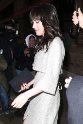 Dakota Johnson Style - Leaving Her Hotel in New York City, March 2015