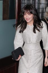 Dakota Johnson Style - Leaving Her Hotel in New York City, March 2015