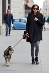 Dakota Johnson Walks Her Dog in New York City, March 2015