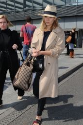 Elizabeth Olsen at London Heathrow Airport, April 2015