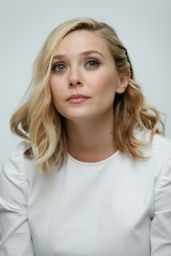 Elizabeth Olsen - Avengers: Age Of Ultron Press Conference in Burbank ...