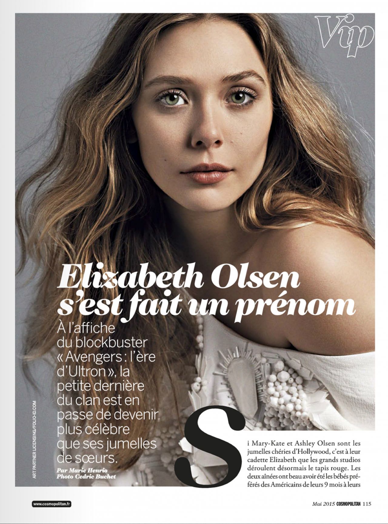 Elizabeth Olsen - Cosmopolitan Magazine May 2015 Issue • CelebMafia
