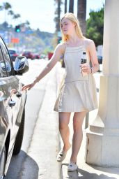 Elle Fanning Spring Fashion - Out in Studio City, April 2015