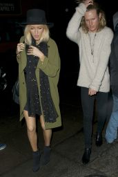 Ellie Goulding Night Out Style - London, April 2015