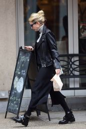 Emma Roberts Casual Style - Leaving a Bakery in SoHo, New York City, April 2015