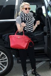 Emma Roberts Style - at LAX Airport, April 2015
